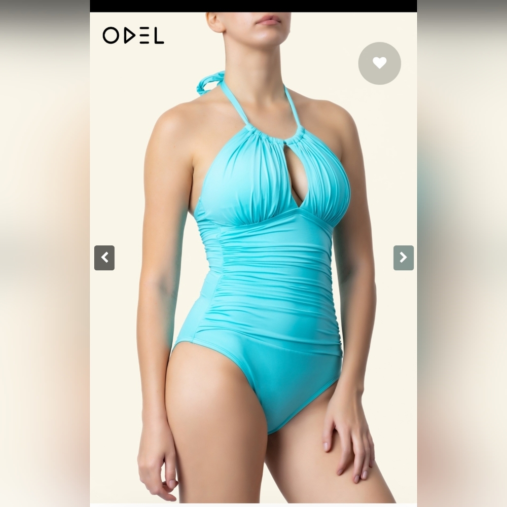 Turquoise Halter Swimsuit